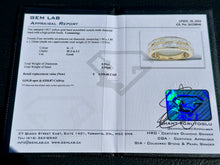 Load image into Gallery viewer, #803 - 14kt Yellow Gold, .91ct Princess Cut Diamond Band, Size 5
