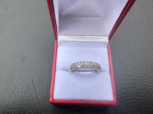 Load image into Gallery viewer, #581 - 14kt White Gold, Pave’ 1.01 Carat Diamond Band, Size 7
