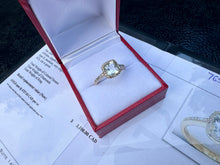 Load image into Gallery viewer, #765 - 14k Yellow Gold, Peridot &amp; Diamond Ring, Size 6 1/2
