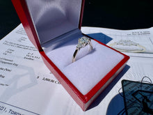 Load image into Gallery viewer, #876 - 14kt White Gold, .91 Carat Diamond Cushion Cut Engagement Ring, Size 5 3/4
