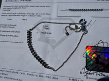 Load image into Gallery viewer, #867 - Sterling &amp; Black Diamond 1/4ct Adjustable Bracelet
