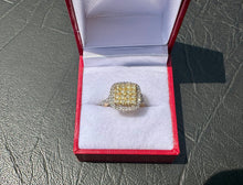 Load image into Gallery viewer, #683 - 14k Yellow Gold, 1.00 Carat Yellow &amp; White Diamond Ring, Size 6
