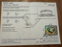 Load image into Gallery viewer, #788 - 14kt White Gold, 1/4 Carat Diamond Band, Size 5 3/4
