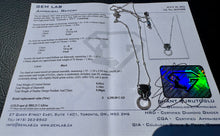 Load image into Gallery viewer, #855 - 14kt White Gold, EFFY Diamond Panther Necklace, 16-18”
