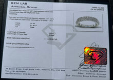 Load image into Gallery viewer, #581 - 14kt White Gold, Pave’ 1.01 Carat Diamond Band, Size 7
