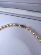Load image into Gallery viewer, #418 - 14k Yellow Gold, Chinese Freshwater Pearl Necklace, 16” Length
