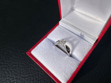 Load image into Gallery viewer, #447 - .20 Carat Natural Diamond. 14k White Gold Solitaire Engagement Ring, Size 5
