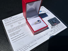 Load image into Gallery viewer, #858 - 14kt White Gold EFFY Diamond / Sapphire Ring Size 7
