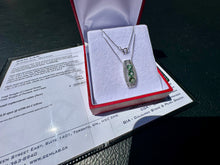 Load image into Gallery viewer, #790 - 14kt White Gold, Tourmaline &amp; Topaz Pendant Necklace 18”
