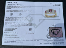 Load image into Gallery viewer, #690 - 14kt Yellow Gold, Garnet / Diamond Custom Ring, Size 7

