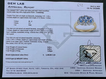 Load image into Gallery viewer, #692 - 10k Yellow Gold, Tanzanite &amp; Diamond Ring, Size 5 3/4
