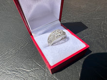 Load image into Gallery viewer, #656 - 10kt White Gold, .37CT Custom Diamond Ring, Size 6 3/4
