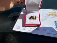 Load image into Gallery viewer, #845 - 18kt Yellow Gold, Hammered Finish Band, Size 6

