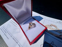 Load image into Gallery viewer, #863 - 10kt Rose Gold, Morganite &amp; Diamond Ring Size 7
