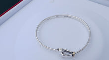 Load image into Gallery viewer, #443 - Sterling &amp; 18kt Bangle, Marked: “TIFFANY &amp; CO,”. 7” Length
