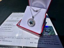 Load image into Gallery viewer, #856 - 14kt White Gold, EFFY Panther Pendant Necklace 16-18”

