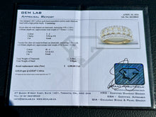 Load image into Gallery viewer, #799 - 14kt Custom Oval &amp; Round Diamond Band, Size 6
