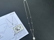 Load image into Gallery viewer, #617 - 14kt White Gold, Diamond Pendant / Necklace 18”
