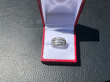 Load image into Gallery viewer, #813 - 14kt White Gold, Princess Cut Diamond Band, Size 6

