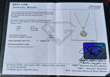 Load image into Gallery viewer, #807 - 1/2 Carat Diamond Cluster Pendant &amp; 10k Chain. 18”

