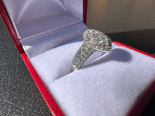 Load image into Gallery viewer, #594 - 10k White Gold, 3/4 Carat Diamond Custom Ring, Size 7
