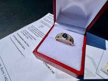 Load image into Gallery viewer, #871 - 18kt Yellow Gold, Pear Sapphire &amp; Diamond Ring Sz 6 1/4
