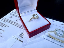 Load image into Gallery viewer, #765 - 14k Yellow Gold, Peridot &amp; Diamond Ring, Size 6 1/2
