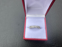 Load image into Gallery viewer, #581 - 14kt White Gold, Pave’ 1.01 Carat Diamond Band, Size 7
