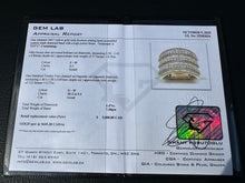 Load image into Gallery viewer, #738 - 1.47 Carat Diamond EFFY Band, 14kt Yellow Gold, Size 7
