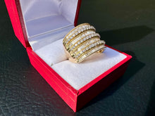 Load image into Gallery viewer, #738 - 1.47 Carat Diamond EFFY Band, 14kt Yellow Gold, Size 7
