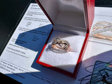 Load image into Gallery viewer, #787 - 10k Rose Gold, .43 Ct Diamond Ring, Size 7
