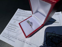 Load image into Gallery viewer, #876 - 14kt White Gold, .91 Carat Diamond Cushion Cut Engagement Ring, Size 5 3/4
