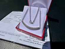 Load image into Gallery viewer, #822 - 14kt White Gold, .40ct Diamond Necklace 18-20”
