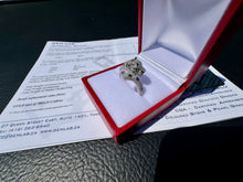 Load image into Gallery viewer, #869 - 14kt White Gold EFFY Diamond Panther Ring, Size 7
