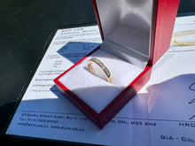 Load image into Gallery viewer, #817 - 14kt Princess &amp; Baguette Custom Diamond Band, Size 6
