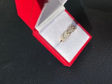 Load image into Gallery viewer, #580 - 14k Yellow Gold Diamond 1/2 Carat Band, Size 7
