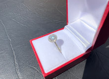 Load image into Gallery viewer, #549 - 1.10 Carat Natural Diamond Engagement Ring, 18k White Gold, Size 7 1/2
