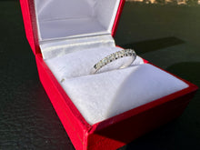 Load image into Gallery viewer, #754 - 14kt White Gold, .22 Carat Natural Diamond Band, Size 5 1/2
