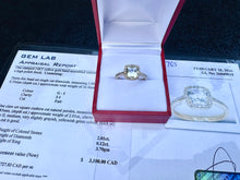 Load image into Gallery viewer, #765 - 14k Yellow Gold, Peridot &amp; Diamond Ring, Size 6 1/2
