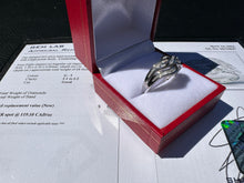 Load image into Gallery viewer, #844 - .925 Sterling, 1/2 Carat Diamond Ring, Size 7
