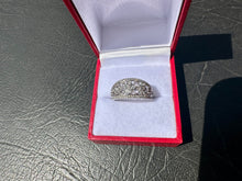 Load image into Gallery viewer, #656 - 10kt White Gold, .37CT Custom Diamond Ring, Size 6 3/4
