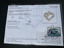 Load image into Gallery viewer, #748 - 10kt Yellow Gold, 3/4 Carat Diamond Heart Pendant
