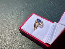Load image into Gallery viewer, #631 - 14kt Yellow Gold, Effy, Tanzanite &amp; Diamond Ring. Size 7
