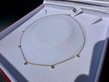 Load image into Gallery viewer, #798 - 14kt Yellow Gold, 16” Rolo Diamond Necklace - New
