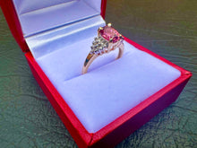 Load image into Gallery viewer, #593 - 10k Yellow Gold, Tourmaline &amp; Diamond Ring Size 6
