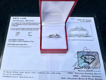 Load image into Gallery viewer, #763 - 14k White Gold, Diamond Heart Ring, Size 5 1/2
