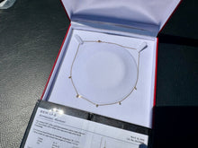 Load image into Gallery viewer, #812 - 14kt Yellow Gold, 1/4ct Diamond Necklace, 16-18”
