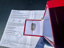 Load image into Gallery viewer, #873 - 14kt Yellow Gold, Alexandrite &amp; Diamond Band Size 6
