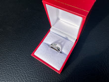 Load image into Gallery viewer, #447 - .20 Carat Natural Diamond. 14k White Gold Solitaire Engagement Ring, Size 5
