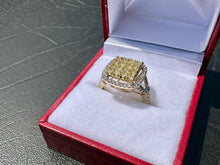 Load image into Gallery viewer, #683 - 14k Yellow Gold, 1.00 Carat Yellow &amp; White Diamond Ring, Size 6
